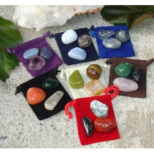 chakra balancing crystal stone kit